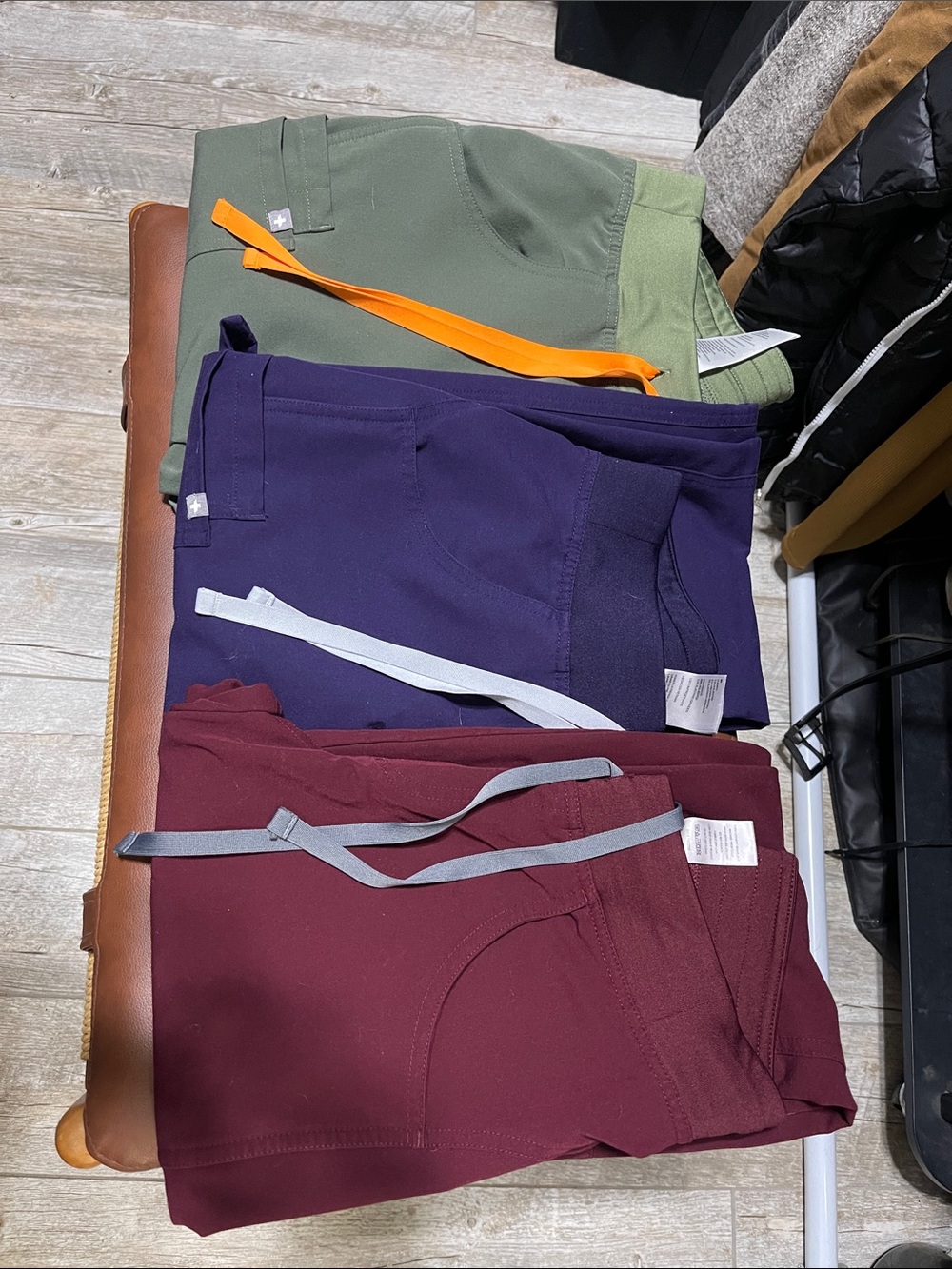 Figs Women’s Scrub Pants in Olive Green, Navy, Burgundy